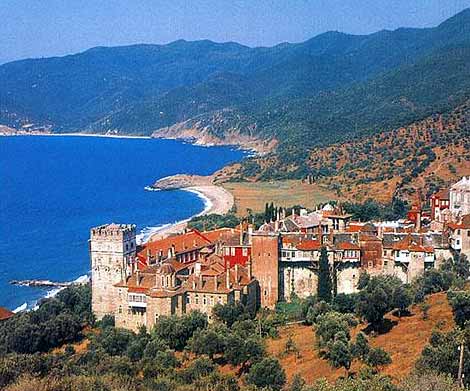 Iveron Monastery founded in 980 A.D.  